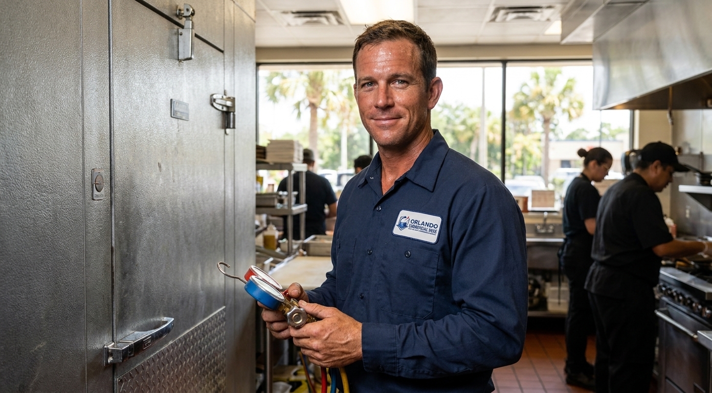 Commercial refrigeration technician portrait